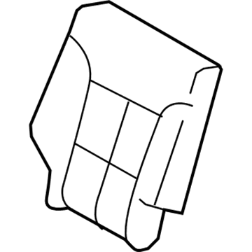 Ford 7T4Z-7866600-AA Cover Assembly - Rear Seat Back