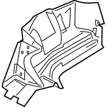 Mercury 8G1Z-5445422-AA Carpet - Rear Quarter Panel/Luggage Compartment