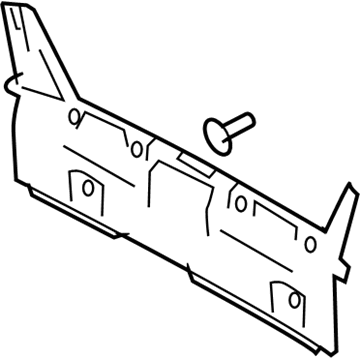 Mercury 6G1Z-5411318-BA Plate - Door Scuff