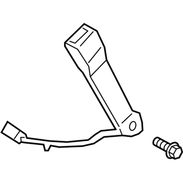 Ford JL1Z-7861202-AG Seat Belt Assembly