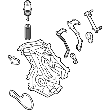 Ford FT4Z-6019-H Cover - Cylinder Front