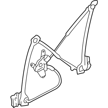 Ford 4W6Z-7623209-AA Regulator And Motor Assembly - Window