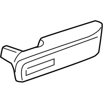 Lincoln 3C5Z-78240A28-AAD Armrest Assembly - Front