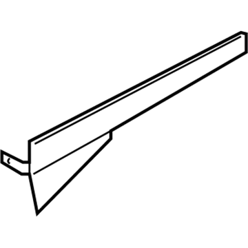 Ford 7T4Z-7862187-DA Valance, Graystone, Front Inner Driver Side 7T4Z-7862187-DA Ford Valance, Graystone, Front Inner Driver Side Illustration 1 of 1