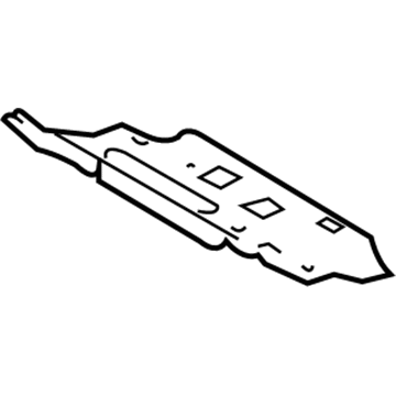 Ford 7T4Z-14A301-D Bracket, Driver Side 7T4Z-14A301-D Ford Bracket, Driver Side Illustration 1 of 1