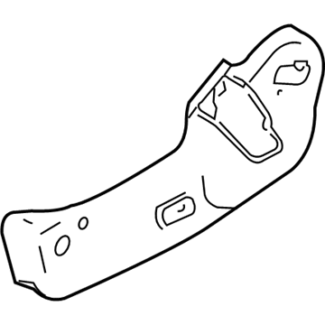 Ford BA1Z-7862187-DB Switch Bezel, Charcoal, Front Driver Side BA1Z-7862187-DB Ford Switch Bezel, Charcoal, Front Driver Side Illustration 1 of 1