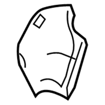 Ford 7A1Z-7862186-CA Inner Cover, Graystone 7A1Z-7862186-CA Ford Inner Cover, Graystone Illustration 1 of 1