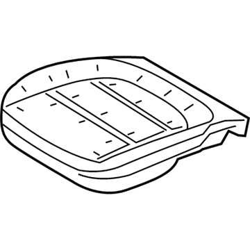Ford LJ6Z-78632A23-F Pad - Seat Cushion