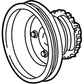 Ford 3L3Z-6B321-AA Pulley - Crankshaft