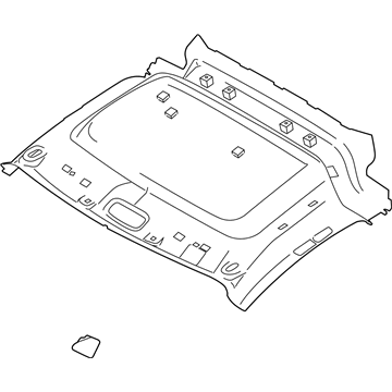 Ford KT1Z-6151916-AE Headlining - Roof