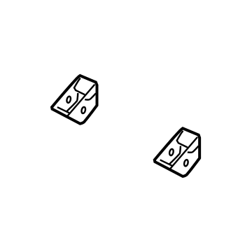 Ford KB3Z-5775-C Shackle, Rear Driver Side KB3Z-5775-C Ford Shackle, Rear Driver Side Illustration 1 of 1