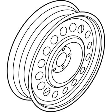 Lincoln CJ5Z-1015-B Wheel Assembly