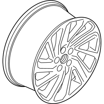 Lincoln LJ7Z-1007-A Wheel Assembly