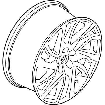 Lincoln MJ7Z-1007-C Wheel Assembly