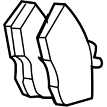 Mercury 5U2Z-2V200-D Kit - Brake Shoe And Lining