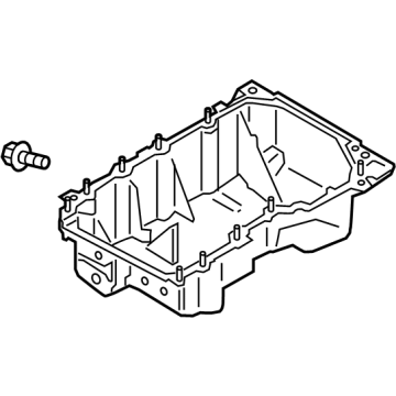 Ford MB3Z-6675-D Pan Assembly - Engine Oil
