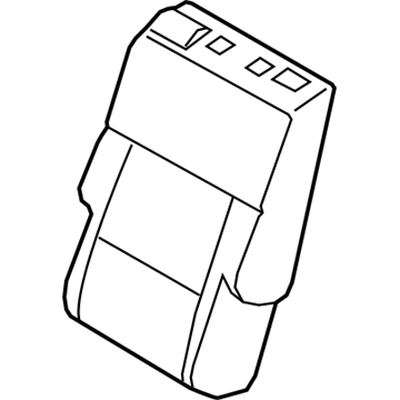Ford LB5Z-7866600-UA Cover Assembly - Rear Seat Back