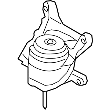 L1MZ-6028-R Ford Bracket - Engine Front Support Illustration 1 of 1