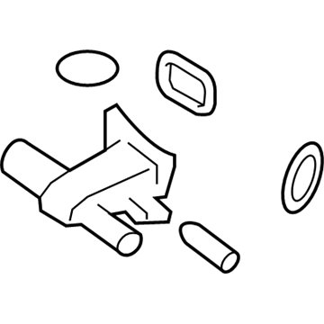 Ford CJ5Z-8K556-A Adaptor - Water Outlet Connection