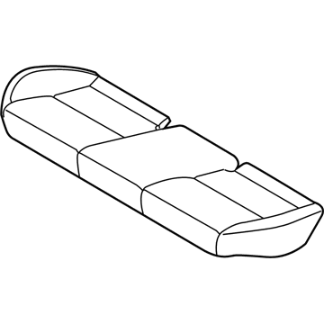 Ford DV6Z-5463804-AA Cover Assembly - Rear Seat Cushion