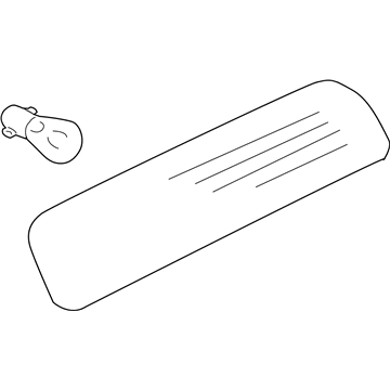 Ford F85Z-13A613-BB High Mount Lamp, Rear F85Z-13A613-BB Ford High Mount Lamp, Rear Illustration 1 of 1