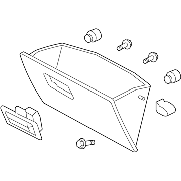 Mercury 8L8Z-7806024-AC Box Assembly - Glove Compartment
