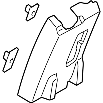 Ford FL3Z-1825504-AD Moulding