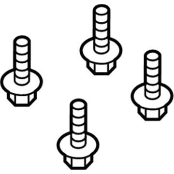 -W716973-S439 Ford Drive Shaft Bolt Illustration 1 of 1