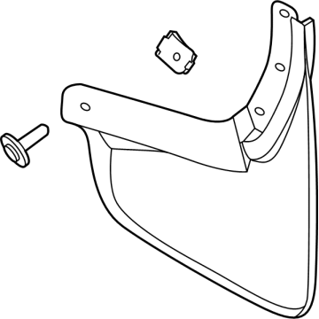 Ford LB5Z-16A550-BA Kit - Mudflap