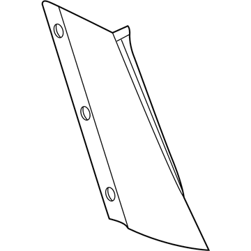 LB5Z-78291A08-AA Ford Upper Molding, Rear Passenger Side Illustration 1 of 1