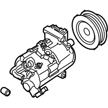Ford GR3Z-19703-H Compressor Assembly GR3Z-19703-H Ford Compressor Assembly Illustration 1 of 1