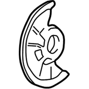 Ford F81Z-1214-AA Shield - Splash