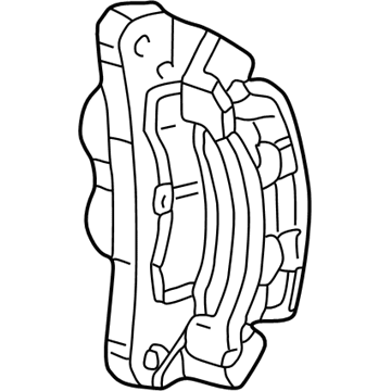 Ford 3C3Z-2B121-AA Caliper Assembly - Brake - Less Pad