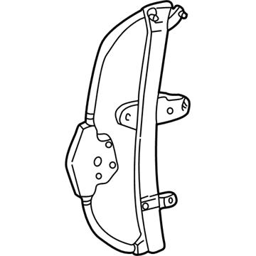 Lincoln 7W1Z-5427000-A Regulator And Motor Assembly - Window