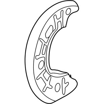 Ford Ranger Backing Plate - F87Z-2K005-AA
