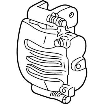 Ford XL2Z-2B120-BA Caliper With Pads
