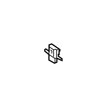 LB5Z-78624A09-A Ford Handle, Rear Driver Side Illustration 1 of 1