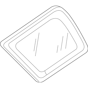 Mercury 2L8Z-7829700-DA Glass - Quarter Window