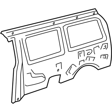 Ford 8C2Z-1527865-A Panel Assembly - Body Side Inner