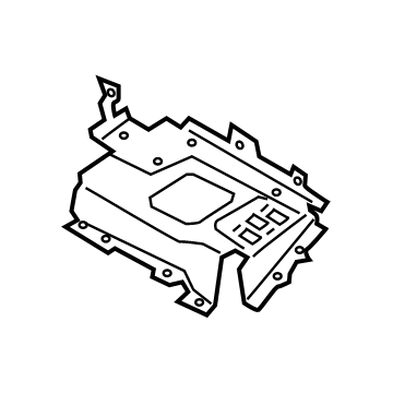 Ford KB3Z-10732-B Battery Tray, Front KB3Z-10732-B Ford Battery Tray, Front Illustration 1 of 1