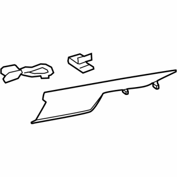 PR3Z-6352018-AC Ford Trim - C Pillar Illustration 1 of 1