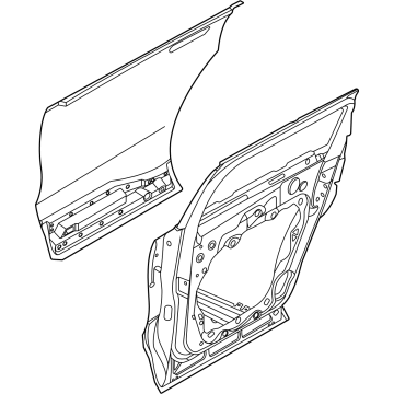 Lincoln R2TZ-5824630-B Door Shell