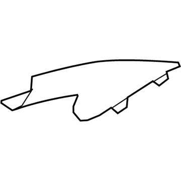 Lincoln 7A1Z-7803598-AA Moulding - Windshield