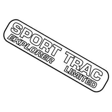 Ford 9A2Z-7842528-D Name Plate