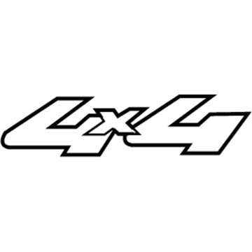Ford 7A2Z-7842528-D Name Plate