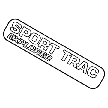 Ford 7A2Z-7842528-A Name Plate