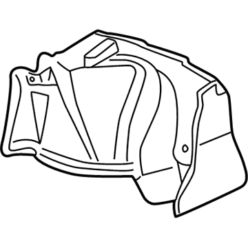 Ford YF1Z-5445422-AAB Carpet - Rear Quarter Panel