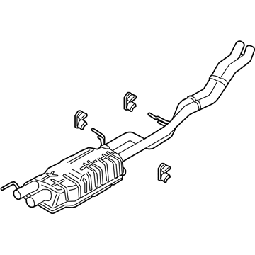 Lincoln Navigator Muffler - JL7Z-5230-A