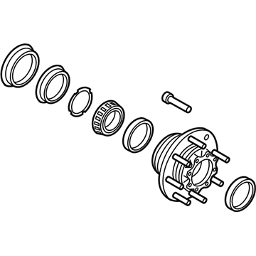 Ford BC3Z-1109-D Hub Assembly - Wheel