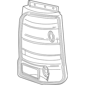 Ford 1L2Z-13404-DA Lamp Assembly - Rear, Stop